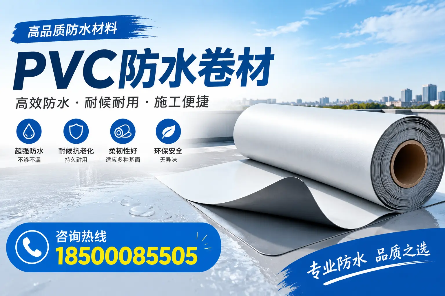 如何在保定选择合适的pvc防水卷材